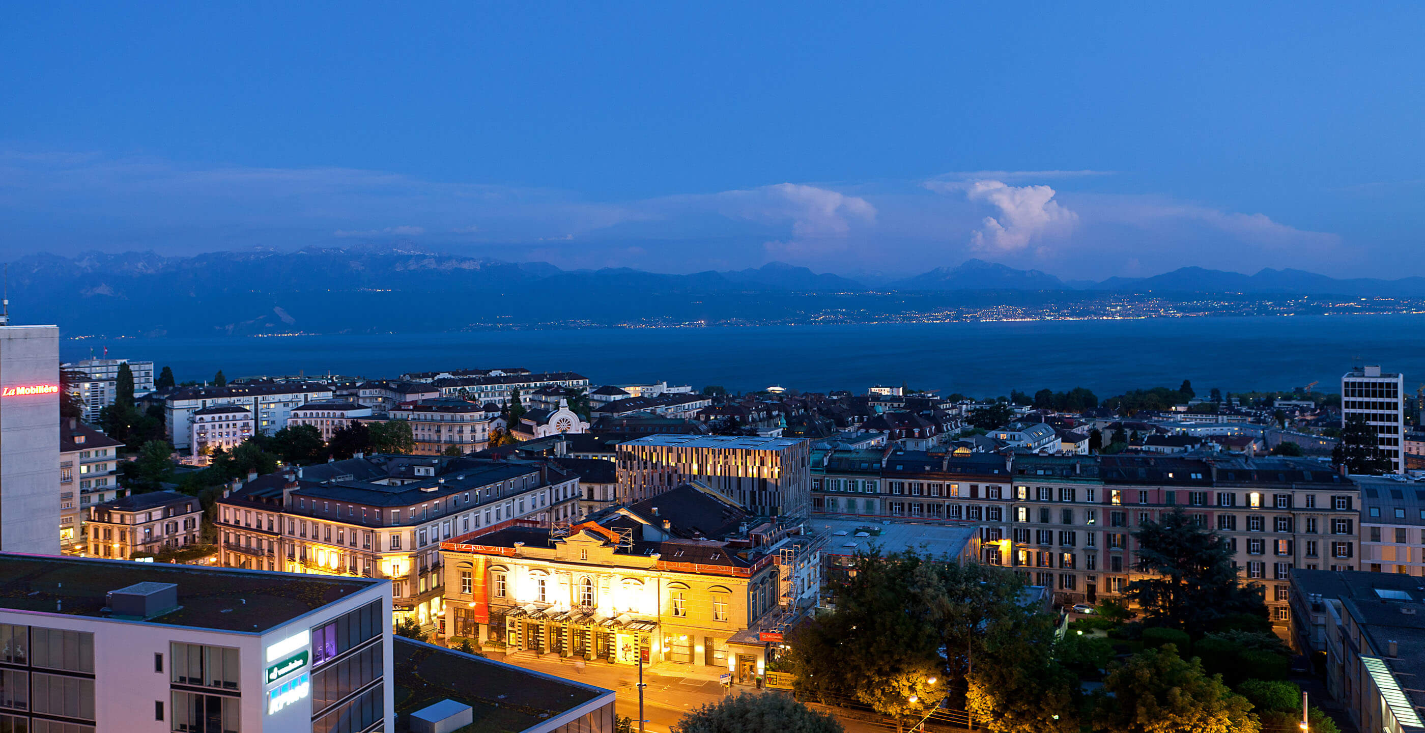 Cocktail events in Lausanne, Hôtel de la Paix near Lake Geneva 